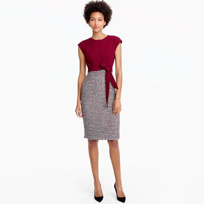 J.Crew Combo tweed dress