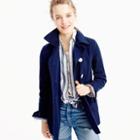 J.Crew Peacoat in heavyweight cotton twill