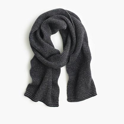J.Crew Lambswool marled striped scarf