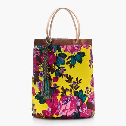 J.Crew Collection tote in Ratti&reg; Italian silk