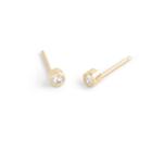 J.Crew Catbird&trade; 14k gold diamond elfin stud earrings