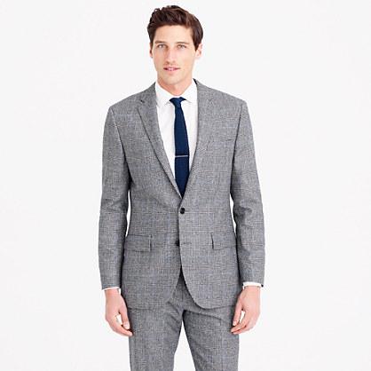 J.Crew Ludlow suit jacket in Italian glen plaid wool