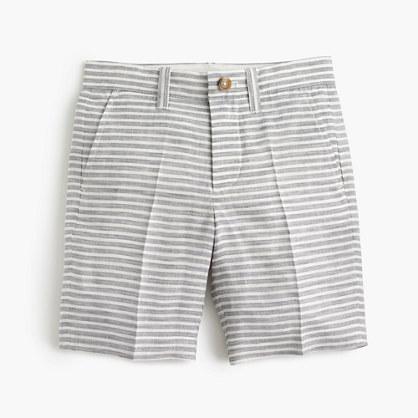 J.Crew Boys' Stanton short in striped linen