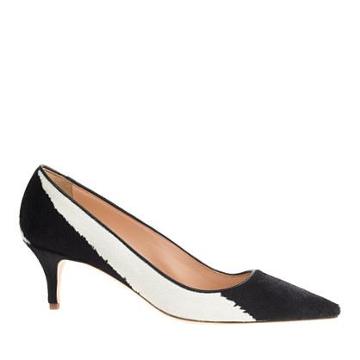 J.Crew Collection Dulci calf hair kitten heels