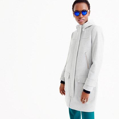 J.Crew Petite wool melton duffle coat