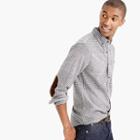 J.Crew Cotton-wool elbow-patch shirt in glen plaid