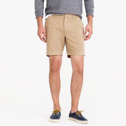 J.Crew 7 short in garment-dyed cotton