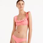 J.Crew Ruffle bikini top