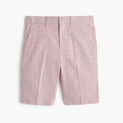 J.Crew Boys' Ludlow suit short in stretch oxford cloth