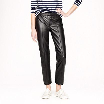J.Crew Collection Eaton boy trouser in leather