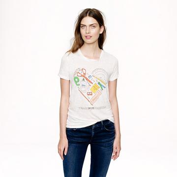 J.Crew J.Crew for Teach For America linen T-shirt