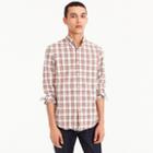 J.Crew Stretch Secret Wash shirt in sunset plaid