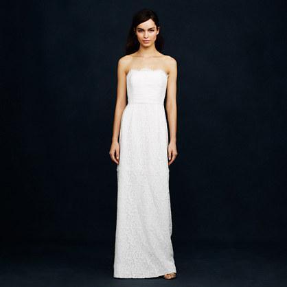 J.Crew Eyelash lace gown