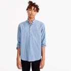 J.Crew Popover shirt in stretch chambray