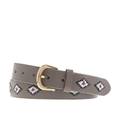 J.Crew Beaded belt