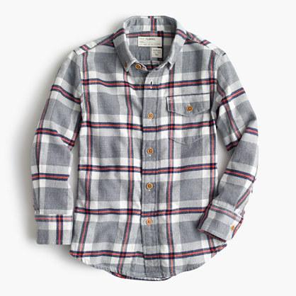 J.Crew Boys' jaspé cotton shirt