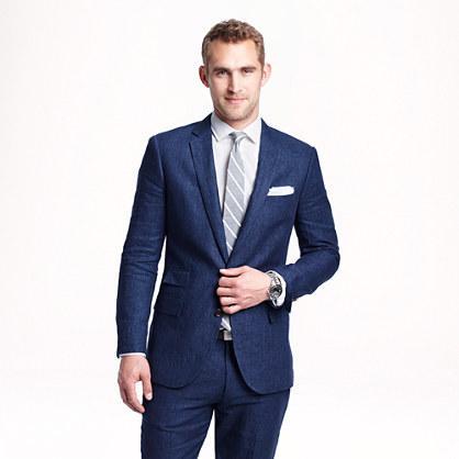 J.Crew Ludlow suit jacket in délavé Italian linen