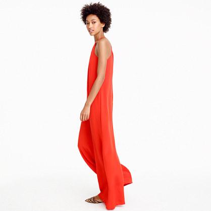 J.Crew Collection dramatic jumpsuit in crepe de chine