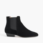 J.Crew Velvet Chelsea boot