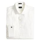 J.Crew Ludlow Slim-fit pleated tuxedo shirt