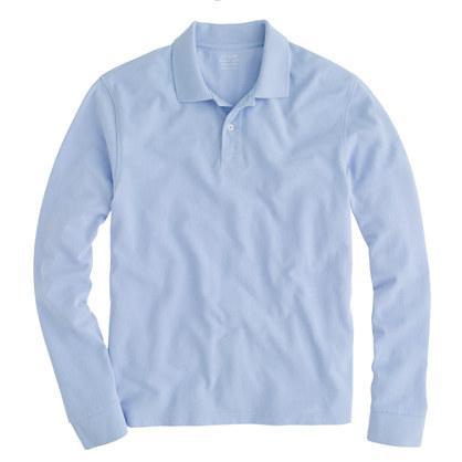 J.Crew Slim long-sleeve classic piqu&eacute; polo