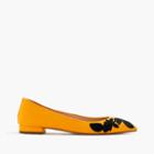 J.Crew Embroidered pointed-toe flats