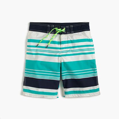 J.Crew Boys' board short in beachway stripes