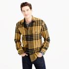 J.Crew Wool-blend shirt-jacket in blanket plaid
