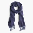 J.Crew Dual-patterned cashmere scarf