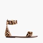 J.Crew Ankle-strap sandals in calf hair