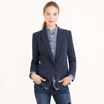 J.Crew Petite Japanese crepe blazer