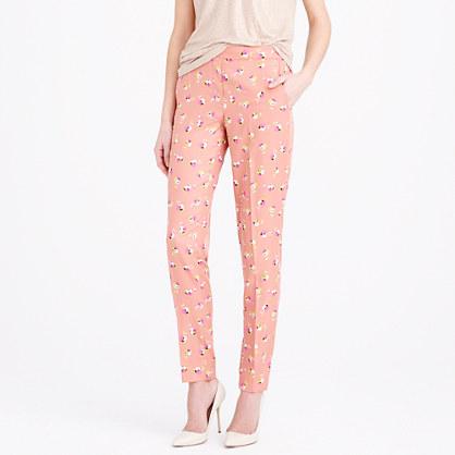 J.Crew Falling pansies pant