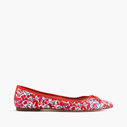 J.Crew Gemma flats in Liberty Art Fabrics Wiltshire print