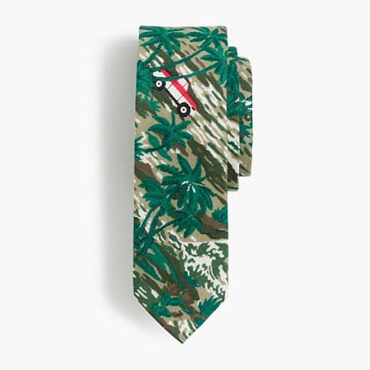 J.Crew Boys' cotton tie in oasis print