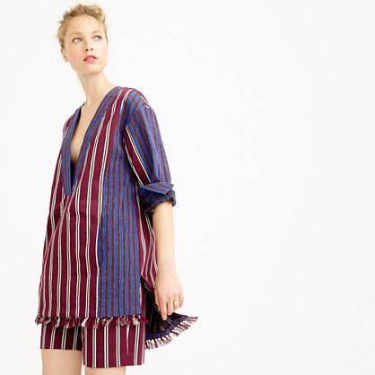 J.Crew Collection striped popover jacket