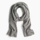 J.Crew Herringbone twill wool scarf