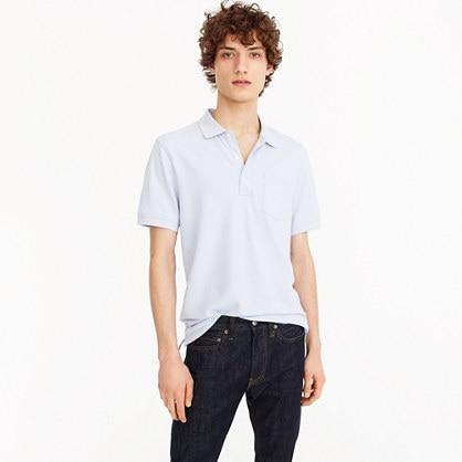 J.Crew Stretch piqu&eacute; polo shirt