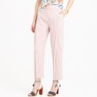 J.Crew Collection Italian wool pleated cropped pant