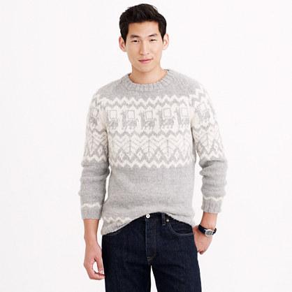 J.Crew Industry of All Nations™ hand-knit alpaca sweater