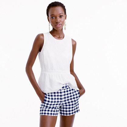 J.Crew Gingham cotton short
