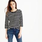 J.Crew Striped T-shirt with back zipper