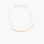 J.Crew Two-tone bar necklace