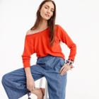 J.Crew V-back pullover sweater in merino wool