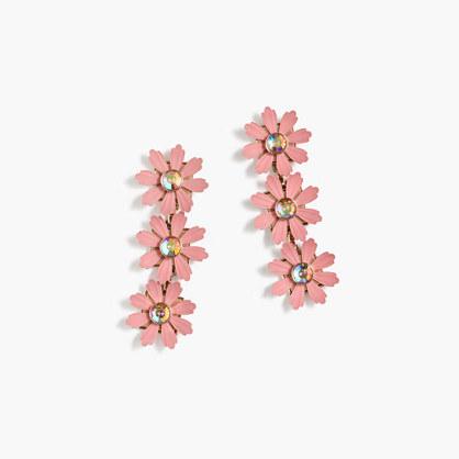 J.Crew Floral drop earrings