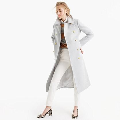 J.Crew Double-breasted topcoat in wool-cashmere