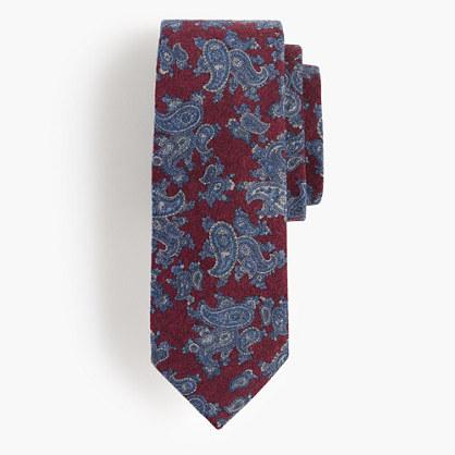 J.Crew Wool tie in paisley