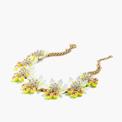 J.Crew Petal br l&eacute;e necklace