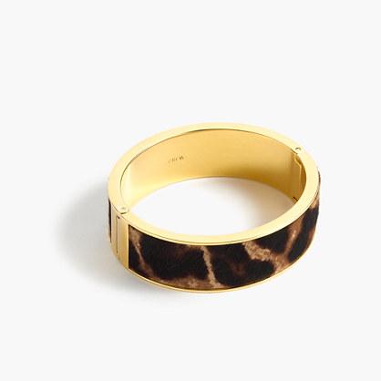 J.Crew Wide calf hair clamp bracelet