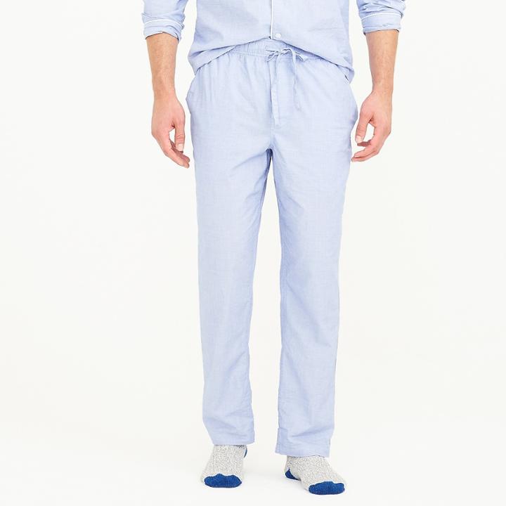 J.Crew End-on-end cotton pajama pant