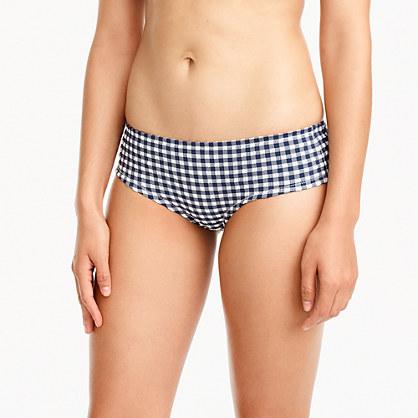 J.Crew Gingham bikini boy short